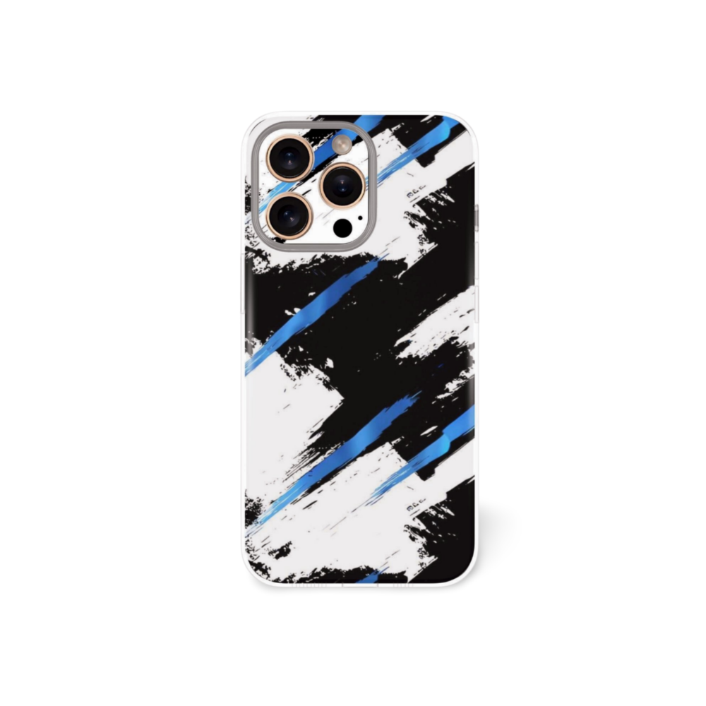 Abstract White & Blue Grunge Texture