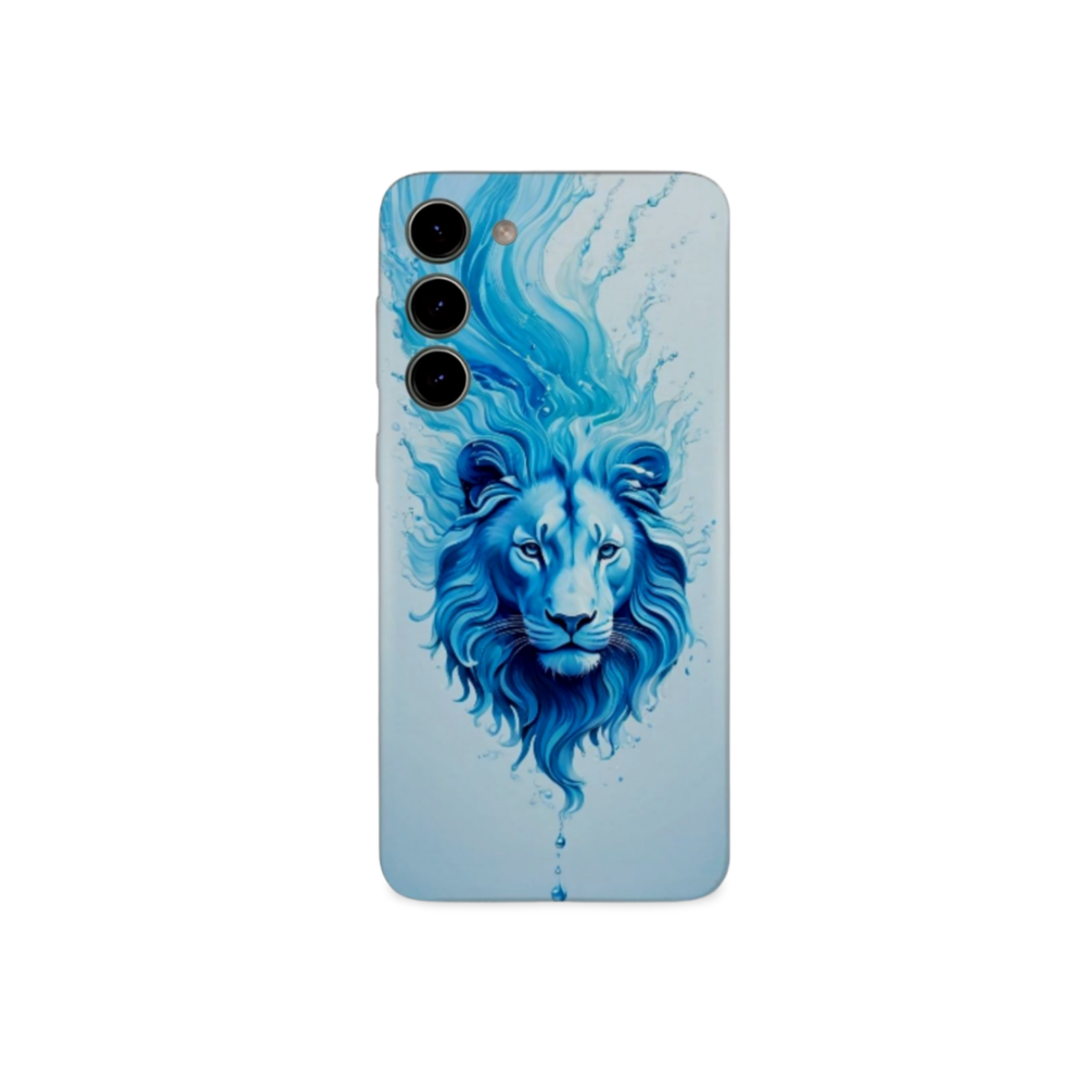 Artistic Blue Lion