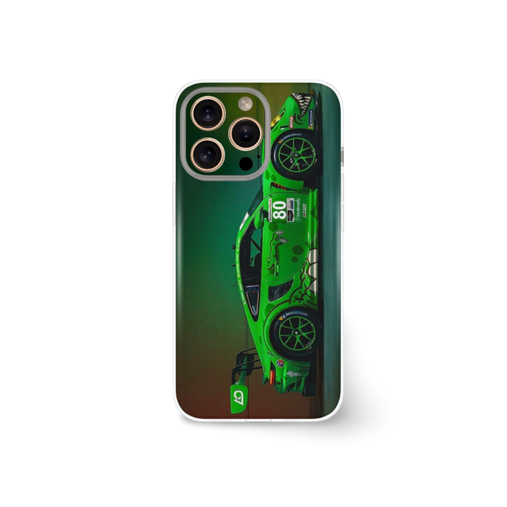 Green Porsche 911 GT3R